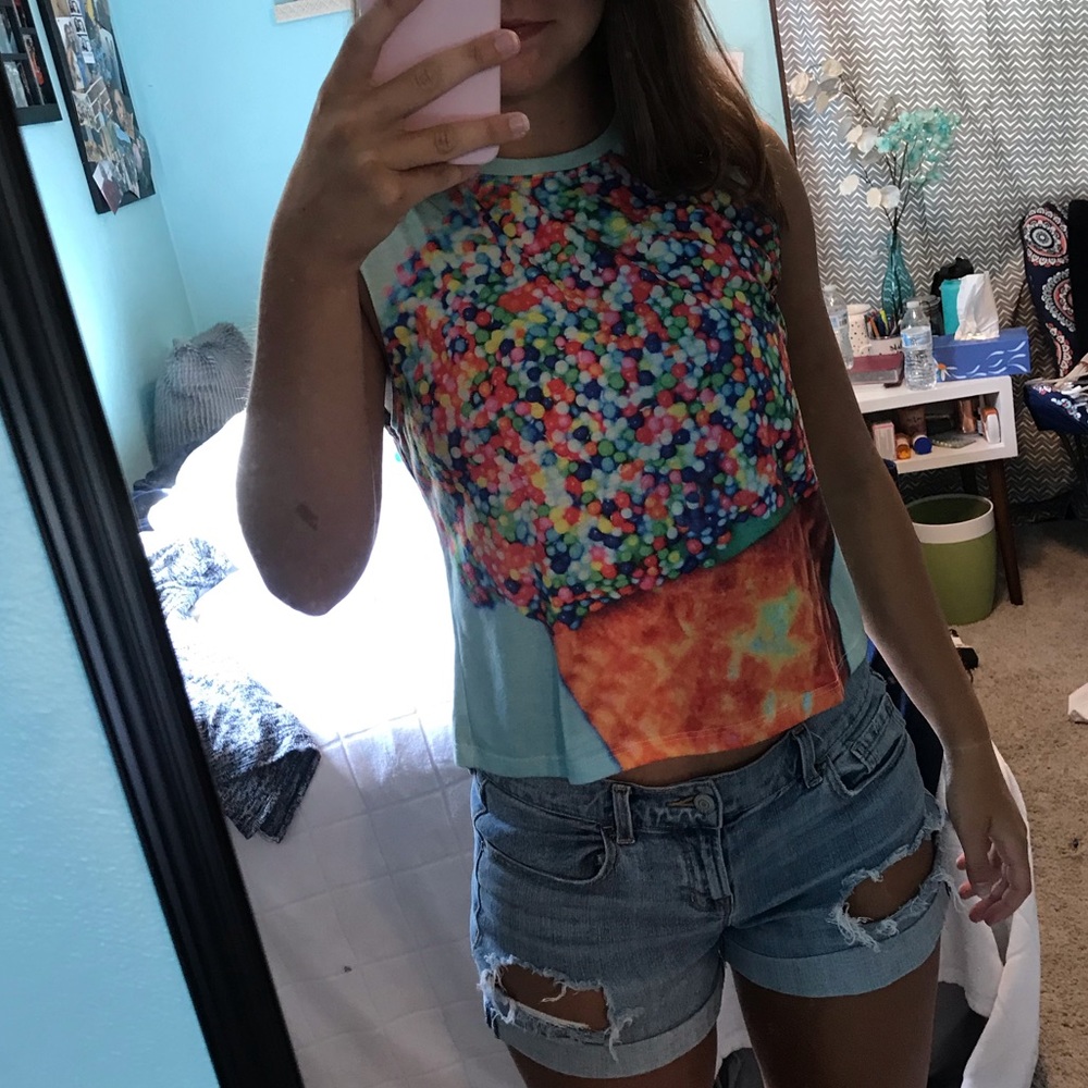 Sprinkled Ice Cream Cone Tank